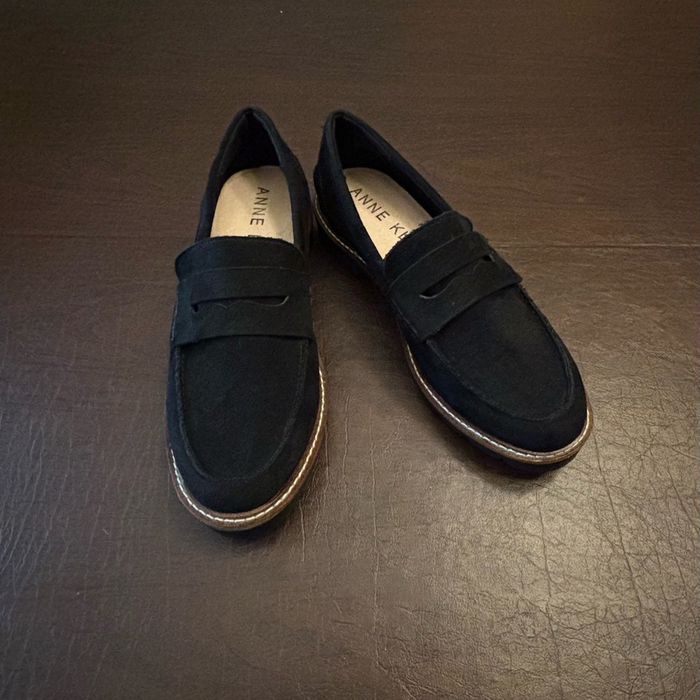 Anne Klein Everly Lug Sole Penny Loafers
